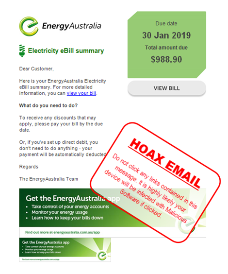 ASIC scam email 
